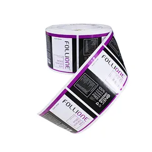 glossy varnishing  package White PE bottle package label