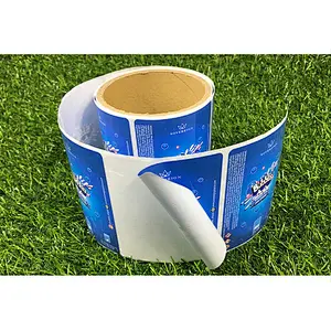 printing glossy laminated adhesive label for oil bottle package label
