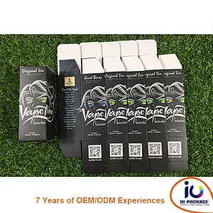 350g 18pt matt lamination paper package box for liquid bottle