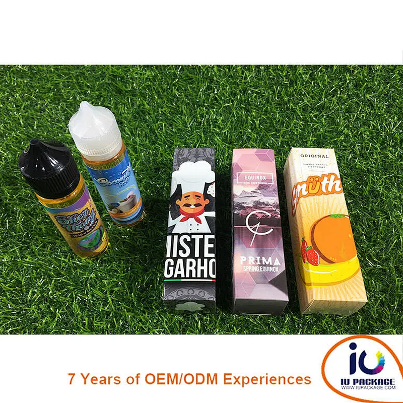 high glossy coated paper box for gorilla unicorn vaping bottle package
