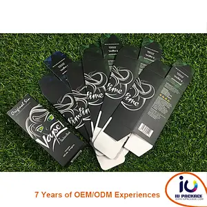 350g 18pt matt lamination paper package box for liquid bottle
