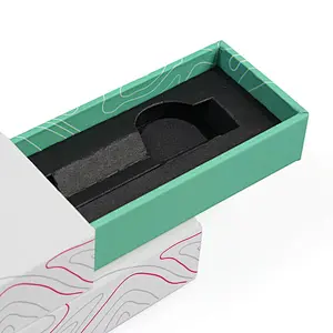 color printing paper package rigid box for vaping pen pod device