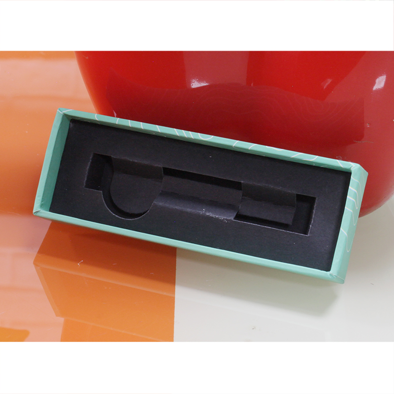 black insert paper rigid box