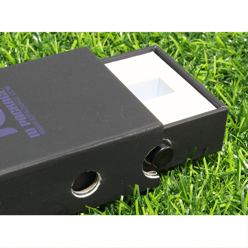 black printing paper rigid box