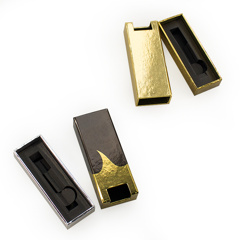 gold foil paper box