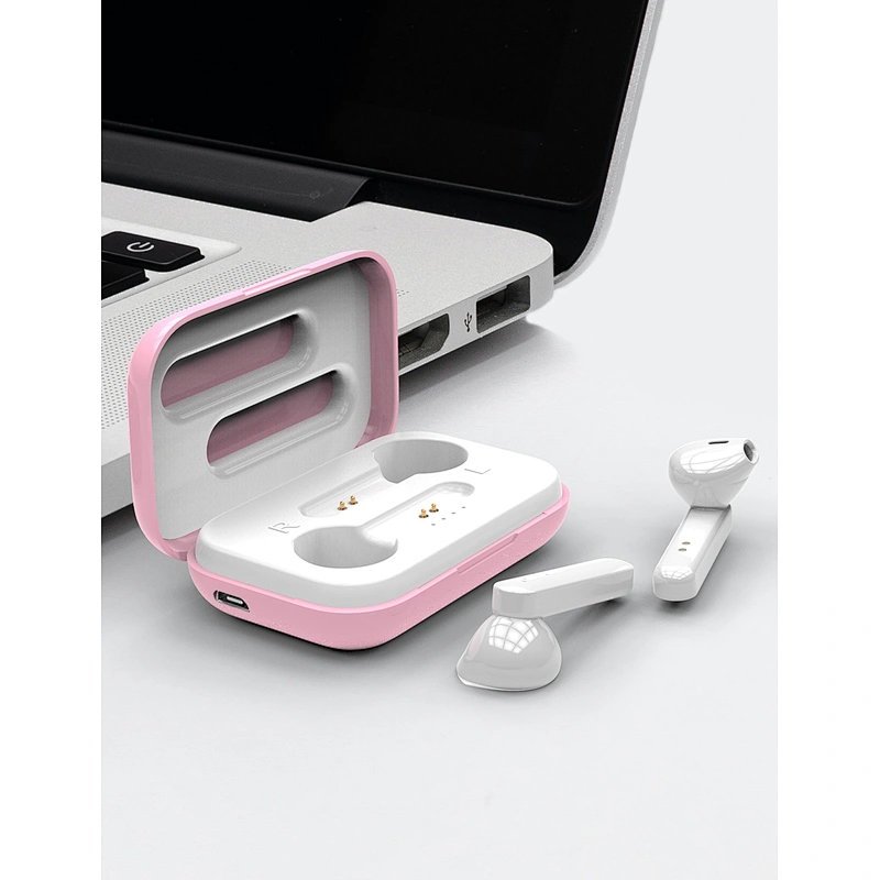 TWS Bluetooth Wireless Headphones Hand Free Call Touch Control Built in Mic Music in Single Charge T4