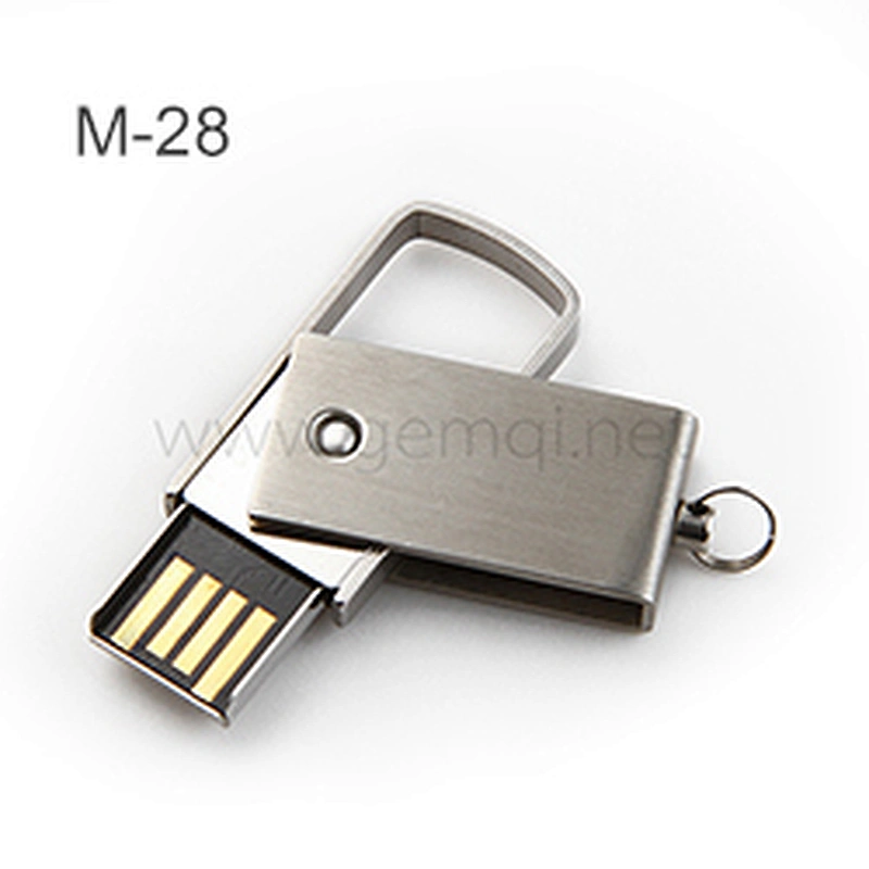 Customized Mini Swivel Metal USB Flash Drive Metal USB 2.0 3.0 Memory Stick Pen Drive With Logo