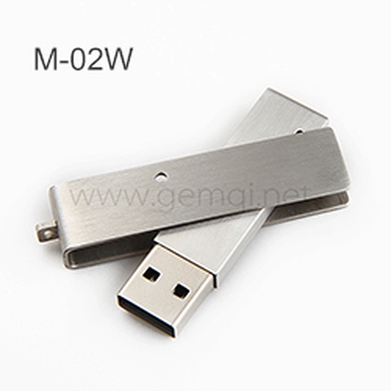 Customized Mini Swivel Metal USB Flash Drive Metal USB 2.0 3.0 Memory Stick Pen Drive With Logo