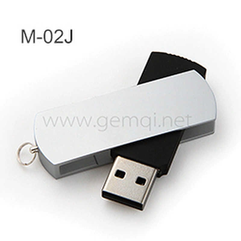 Customized Mini Swivel Metal USB Flash Drive Metal USB 2.0 3.0 Memory Stick Pen Drive With Logo