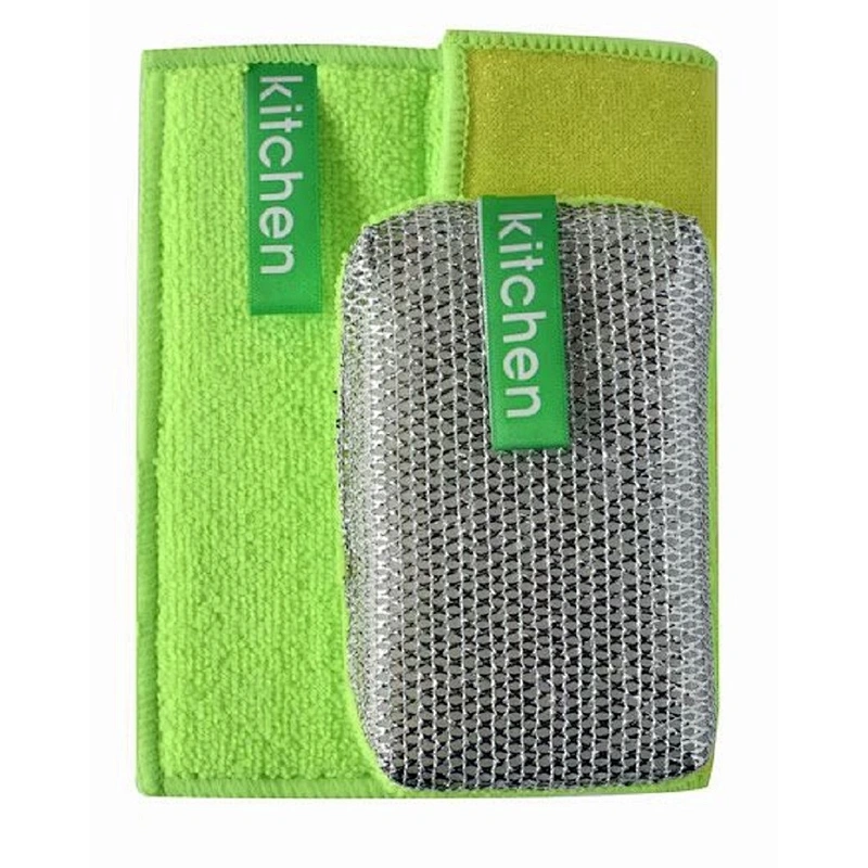 Microfiber kitchen cleaing pad