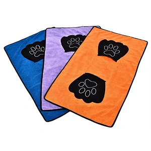Microfiber Embroidered  Pet Towel