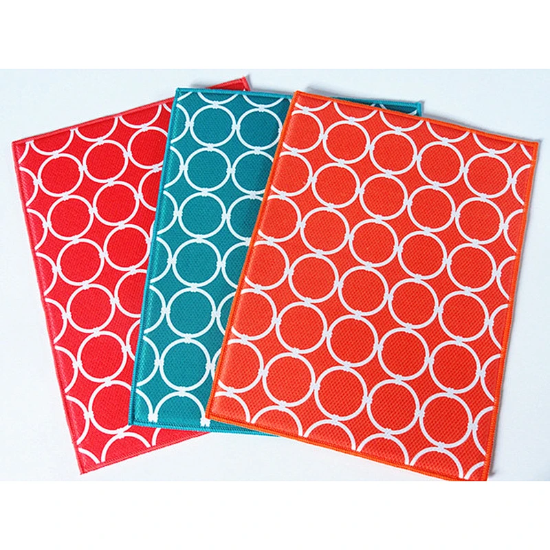 Microfiber  Printing  Dish Drying Mat