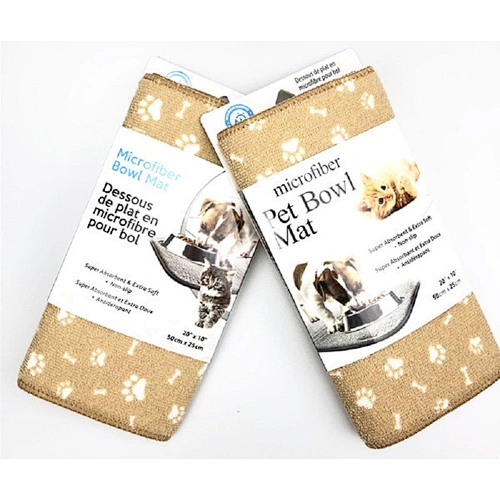Microfiber  Pet Bowl Mat