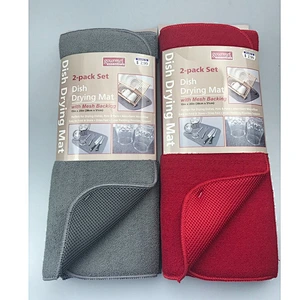 Microfiber thick dish drying mat