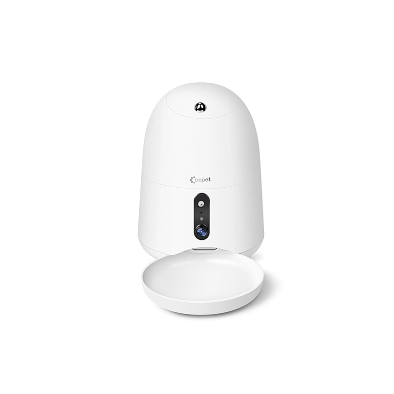 best selling pet products Cat Bowl Feeder with Wifi Camera app control 2L capacity