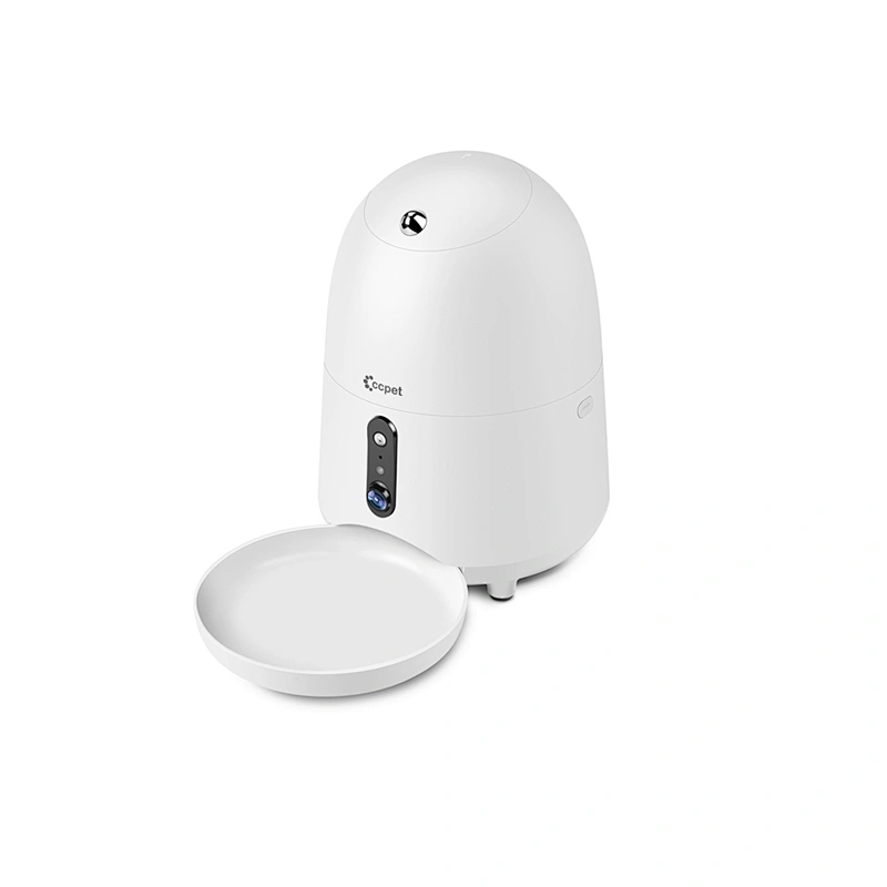 best selling pet products Cat Bowl Feeder with Wifi Camera app control 2L capacity