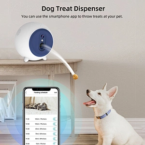 CCPET Smart Robot Companion for Your Cat dog Pet Treat Dispenser With 1080P HD Camera