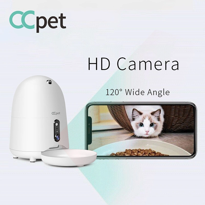 best selling pet products Cat Bowl Feeder with Wifi Camera app control 2L capacity