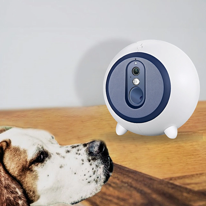 2020 New design treat Dispenser Food dispenser Interactive Pet Dog Toy with camera