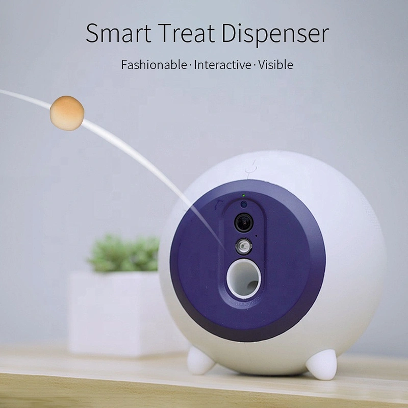 Professional Two-Way Audio App Control Wifi Smart Pet Food Feeder Dog Treat Dispenser Wide Angle Camera