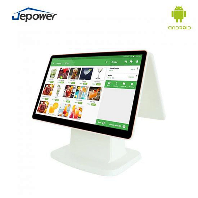 Cheap Supermarket All In One Pos Machine High Quality Double-Screen Multi-Language Android Cash Register