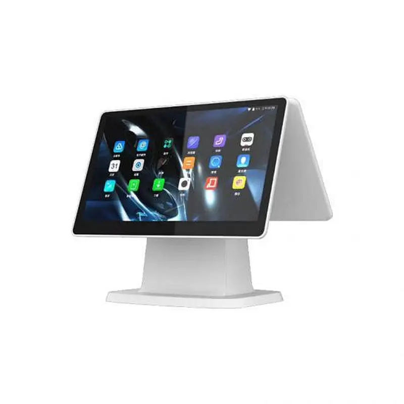 Cheap Supermarket All In One Pos Machine High Quality Double-Screen Multi-Language Android Cash Register