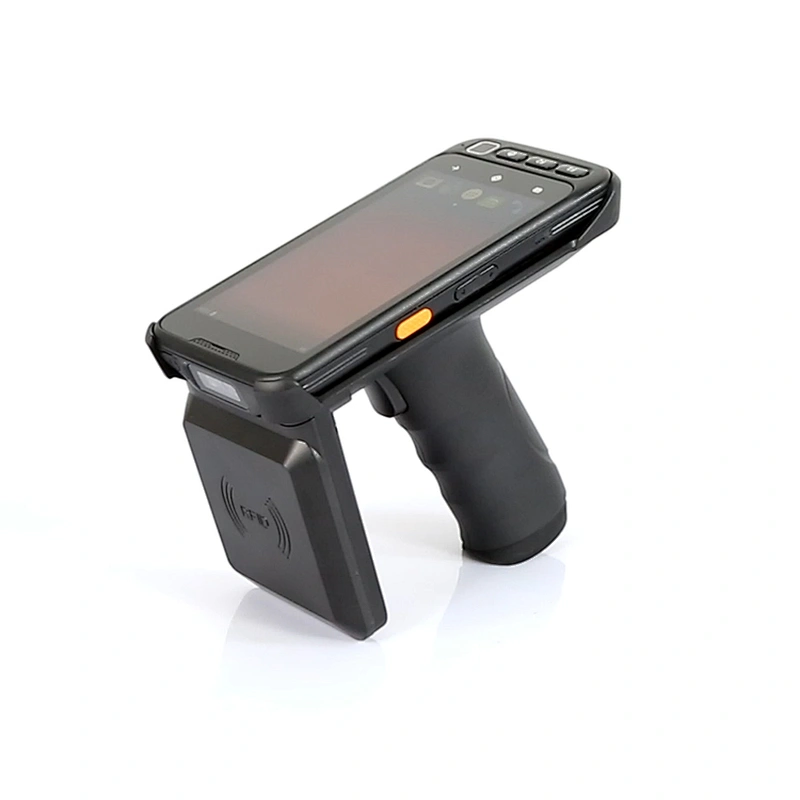 Android 9.0 Fingerprint Touch Screen 5 Inch Handheld Barcode Scanner PDA