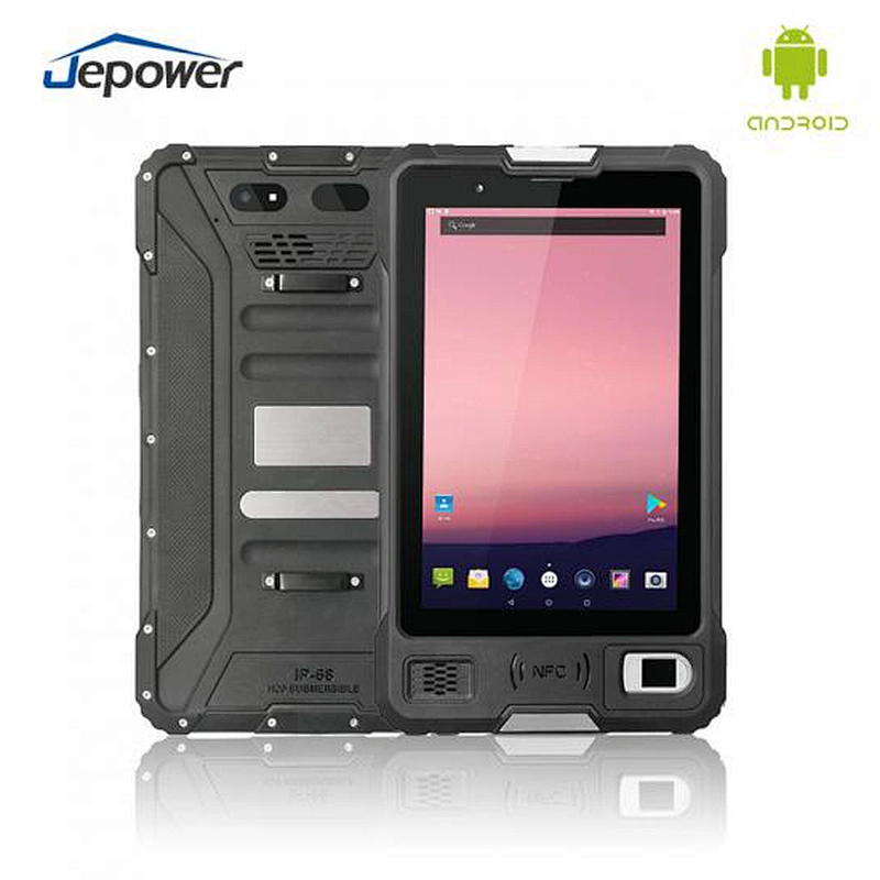 8 Inch Barcode Scanner Industrial Tablet Android PDA 4G WIFI RFID NFC Fingerprint