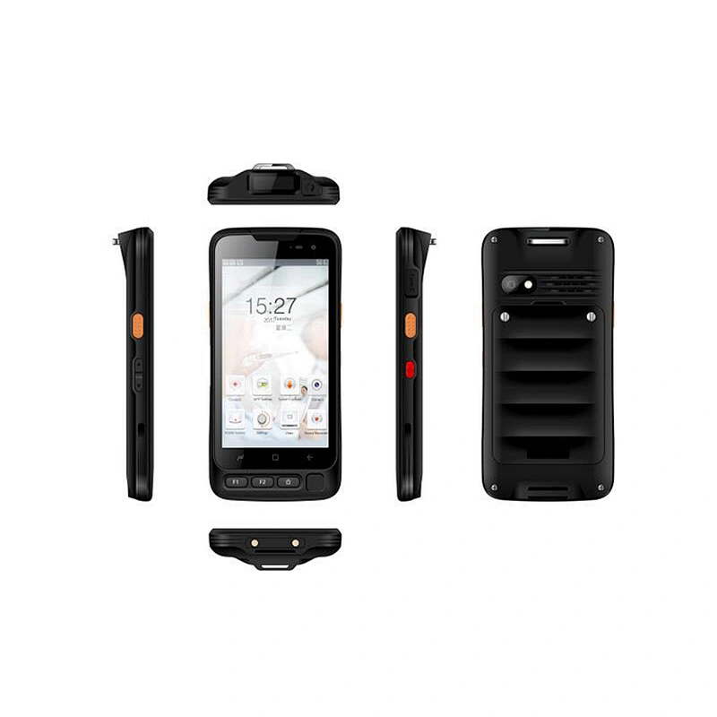 Android 9.0 Fingerprint Touch Screen 5 Inch Handheld Barcode Scanner PDA