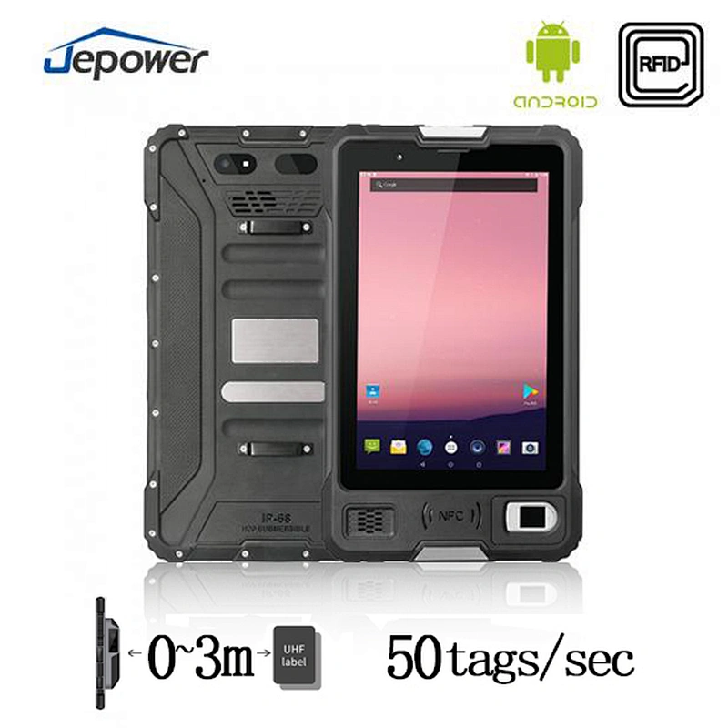 RFID Reader 8 Inch Fingerprint Rugged Industrial Tablet