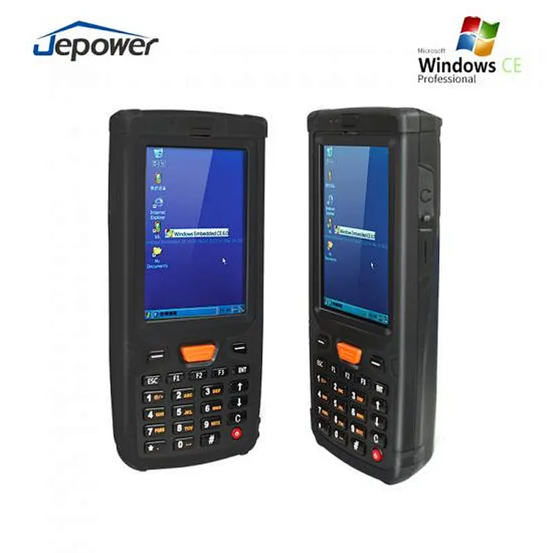 WinCE 6.0 3.5 Inch Handheld Barcode Scanner PDA With Charging Dock