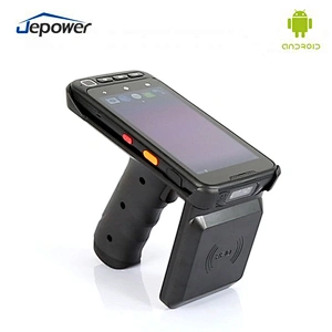 Android 9.0 Fingerprint Touch Screen 5 Inch Handheld Barcode Scanner PDA