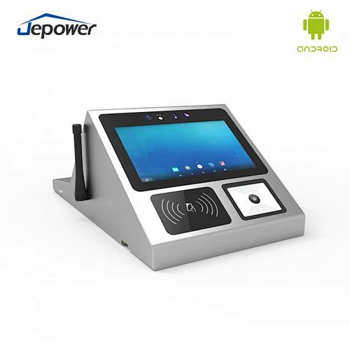 Two Screen Android Pos System With Button Scanner NFC