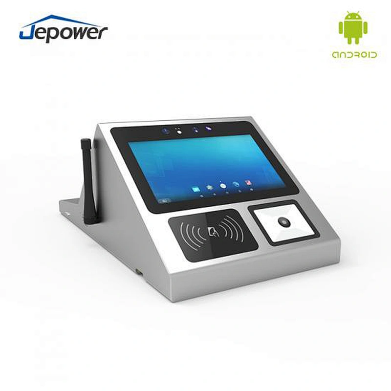 Two Screen Android Pos System With Button Scanner NFC