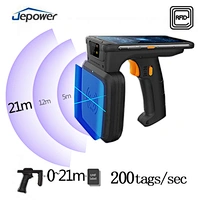 Android 8.1 Handheld 5.7inch HD Pda Uhf Rfid Reader Long Range