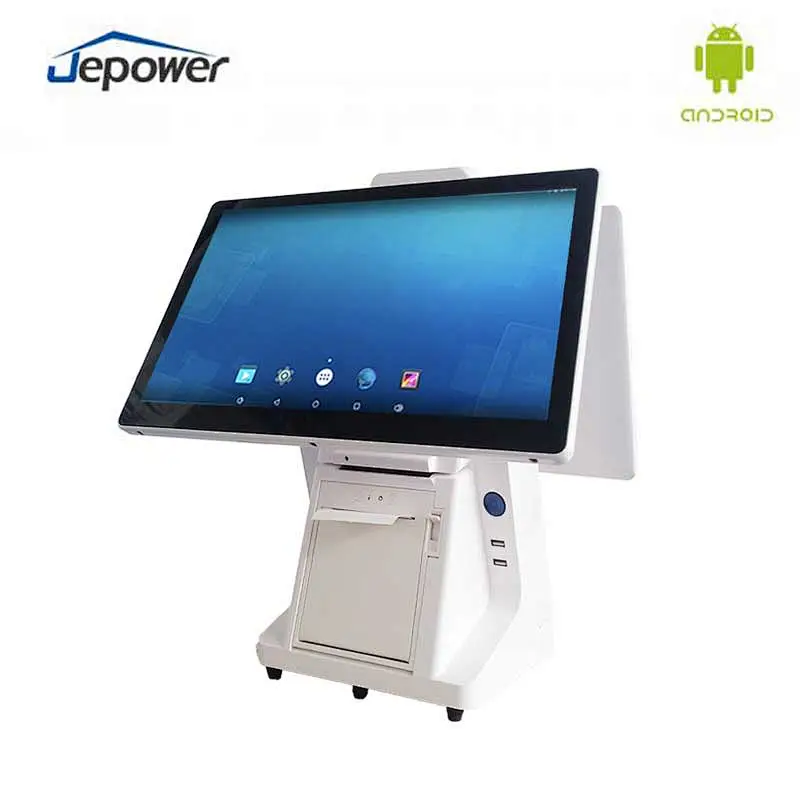 15.6 Inch Two Screen All In One Android Pos Systems AAS9