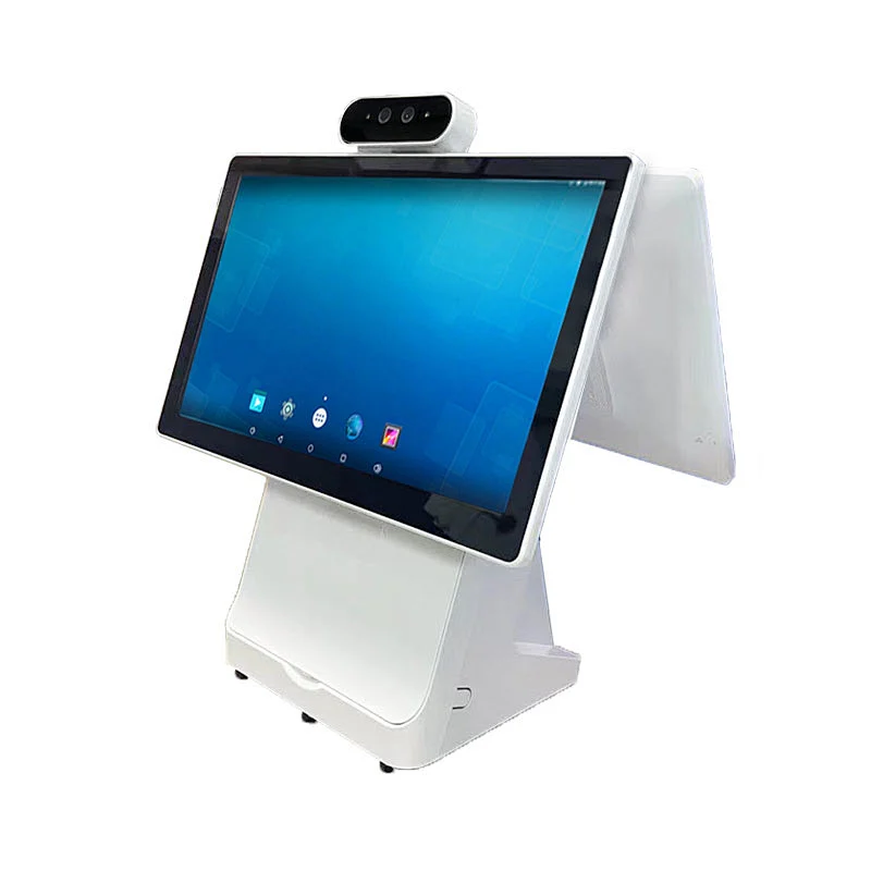 15.6 Inch Two Screen All In One Android Pos Systems AAS9