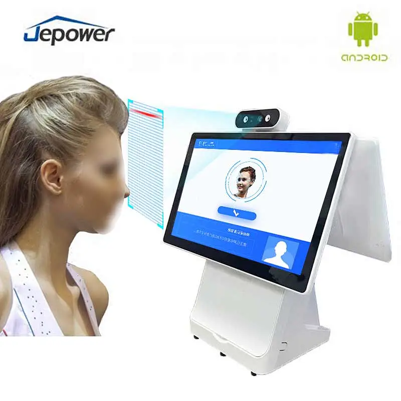 Double Screen Pos Machine Support Face Recognition With Printer