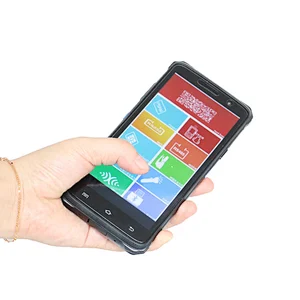 Touch Screen 4+64GB Android 9.0 Pda Barcode Scanner 5000mAh