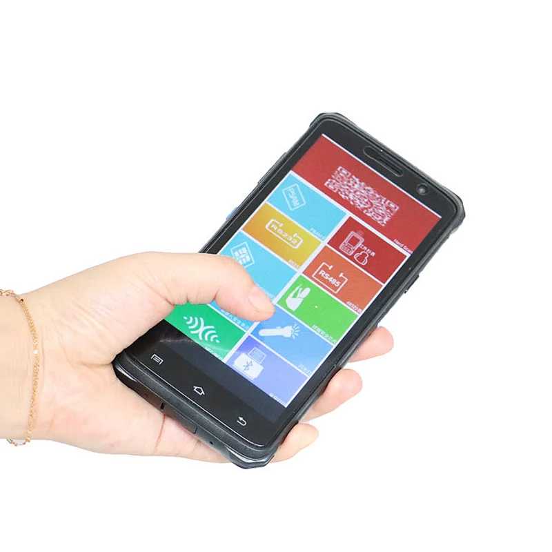 Touch Screen 4+64GB Android 9.0 Pda Barcode Scanner 5000mAh