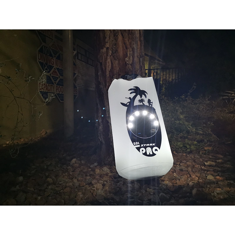 Ztarx 2.0 Two-side led Waterproof Backpack Dry bag with Power Bank and lighting