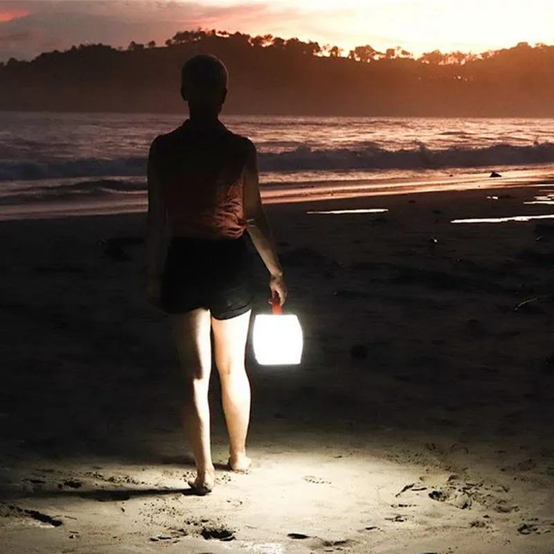 ZTARX Solar&USB Inflatable Camping Lantern Light