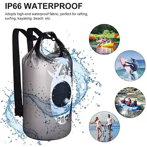 Ztarx 2.0 Two-side led Waterproof Backpack Dry bag with Power Bank and lighting