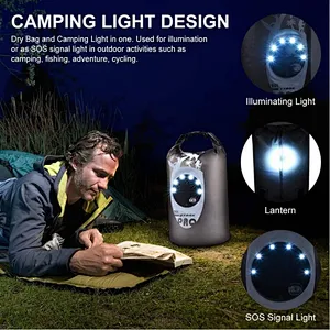 Ztarx 2.0 Two-side led Waterproof Backpack Dry bag with Power Bank and lighting