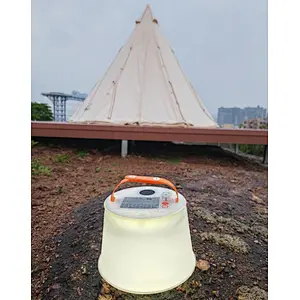 Ztarx Dual Bluetooth Speaker Inflatable Multifunctional Camping Light