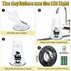 ZTARX LED DIY AAA-Battery Candle Light Bag