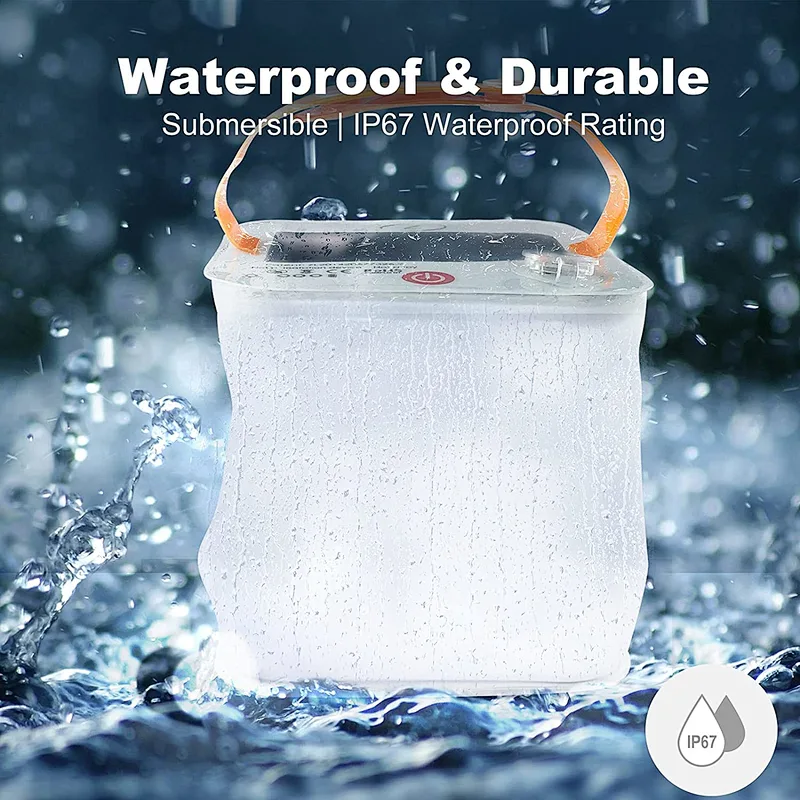 ZTARX Solar&USB Inflatable Camping Lantern Light