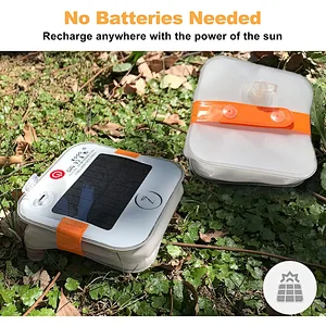 ZTARX Solar&USB Inflatable Camping Lantern Light