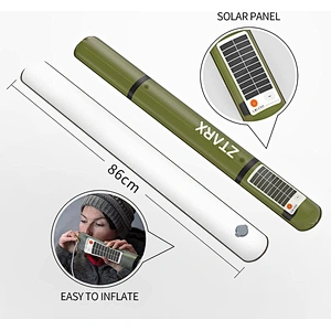 ZTARX inflatable solar tube light camping lantern