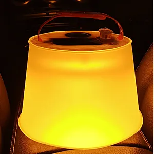 Ztarx Dual Bluetooth Speaker Inflatable Multifunctional Camping Light